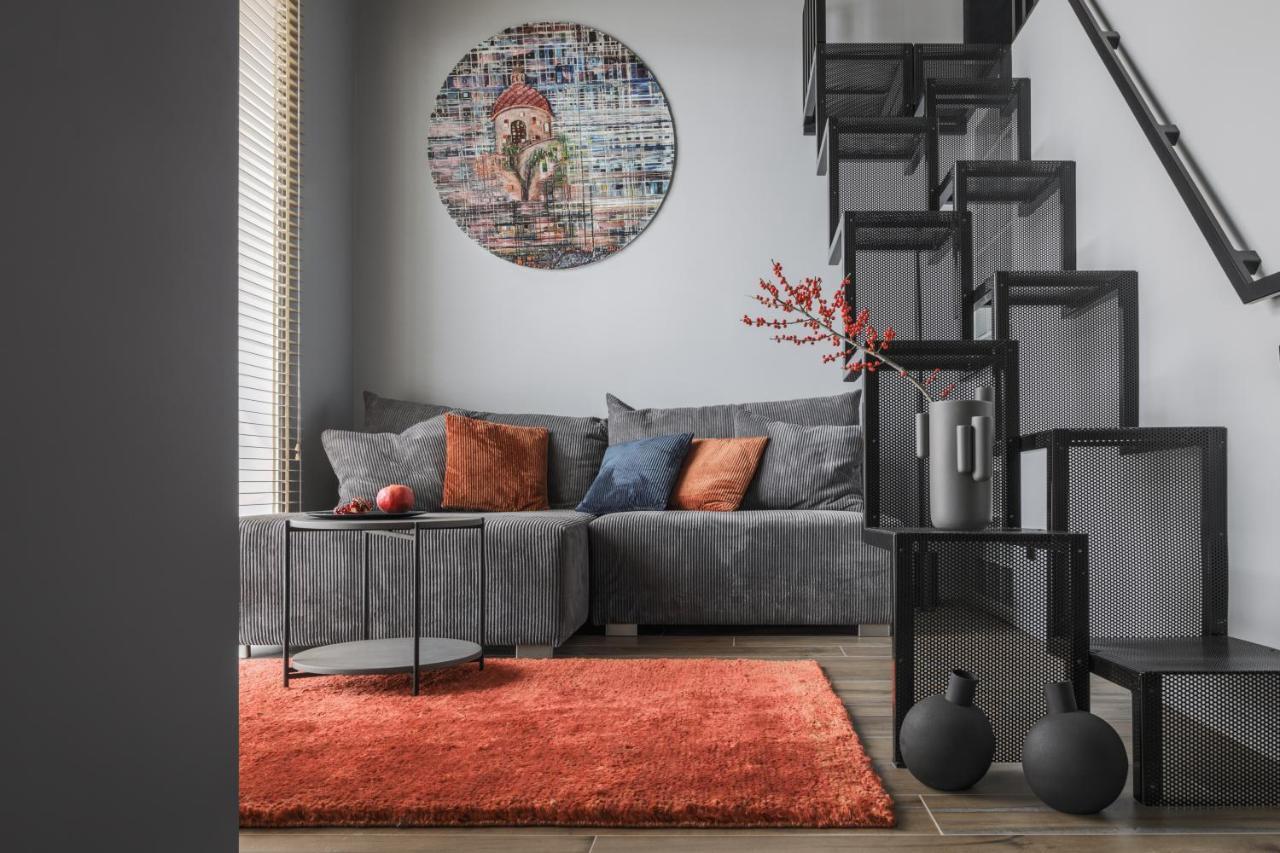 Ivis House Modern Apartment In Vilnius Old Town With Balcony Exterior foto
