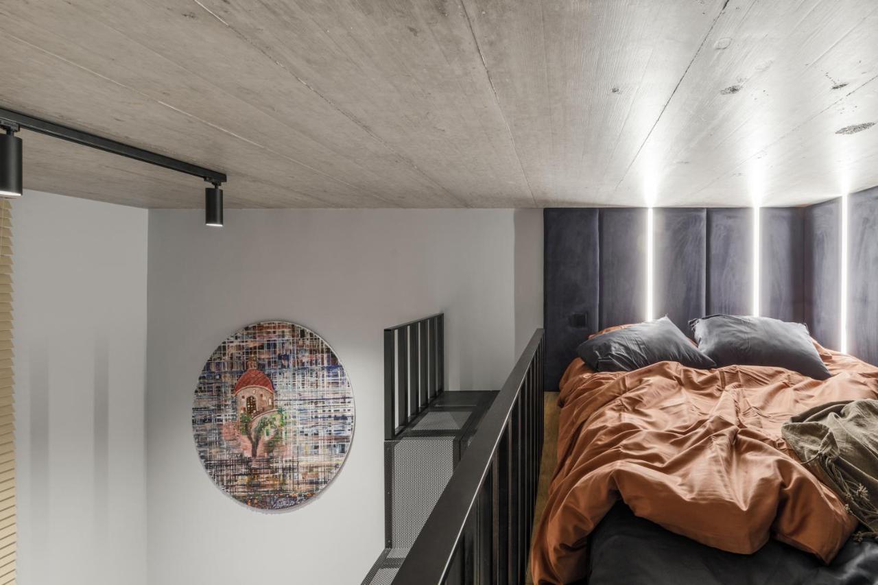 Ivis House Modern Apartment In Vilnius Old Town With Balcony Exterior foto