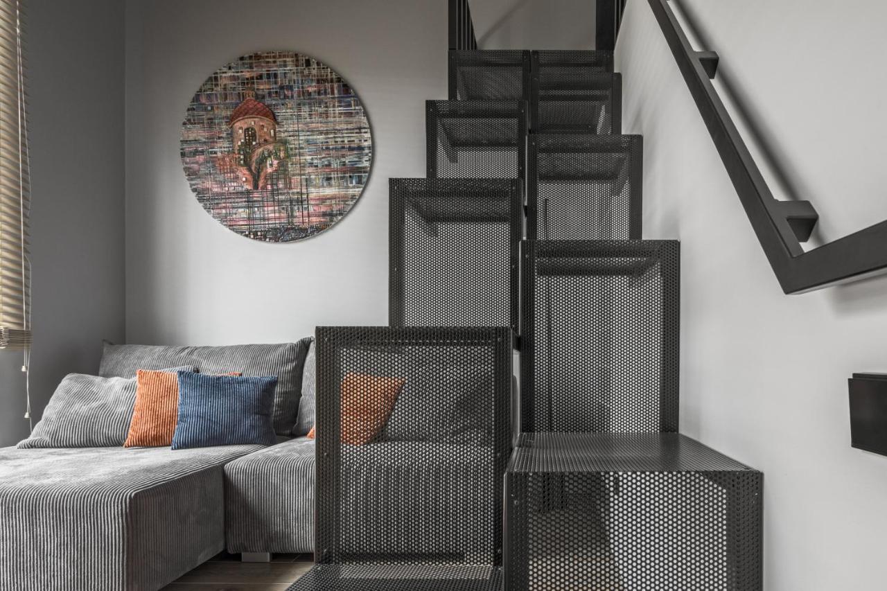 Ivis House Modern Apartment In Vilnius Old Town With Balcony Exterior foto